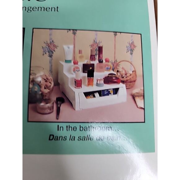 Vintage Kitchen Art Gourmet Line Shelf N Store Pull Out Drawer White New W Box - Picture 8 of 11